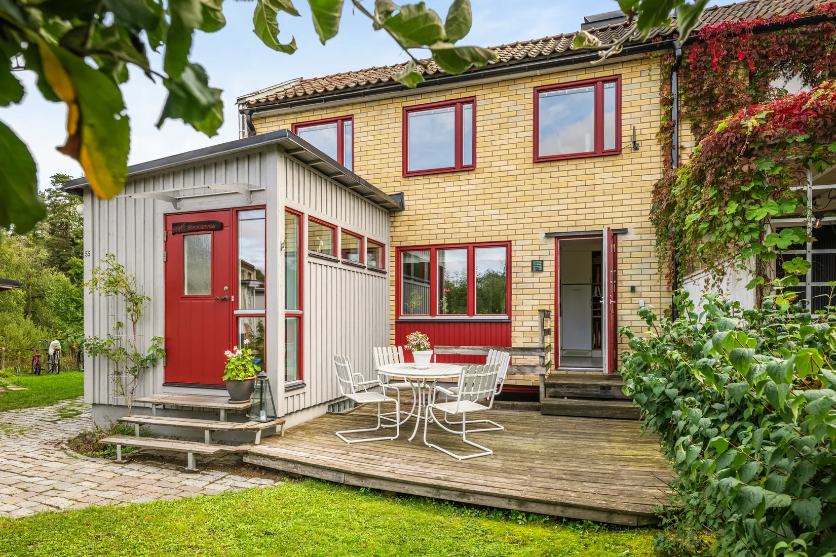 Radhus, Rottnevägen 55, Bagarmossen, Stockholm