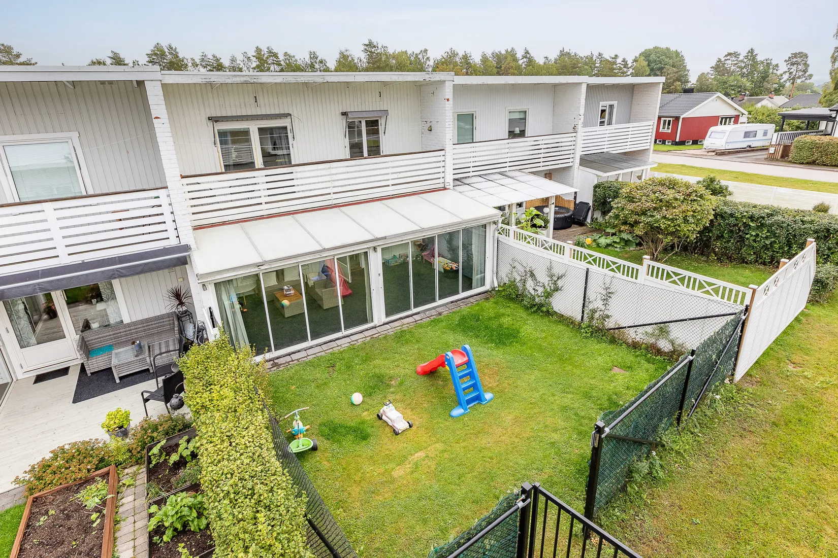 Radhus, Karlslundsvägen 57, Karlslund, Vetlanda