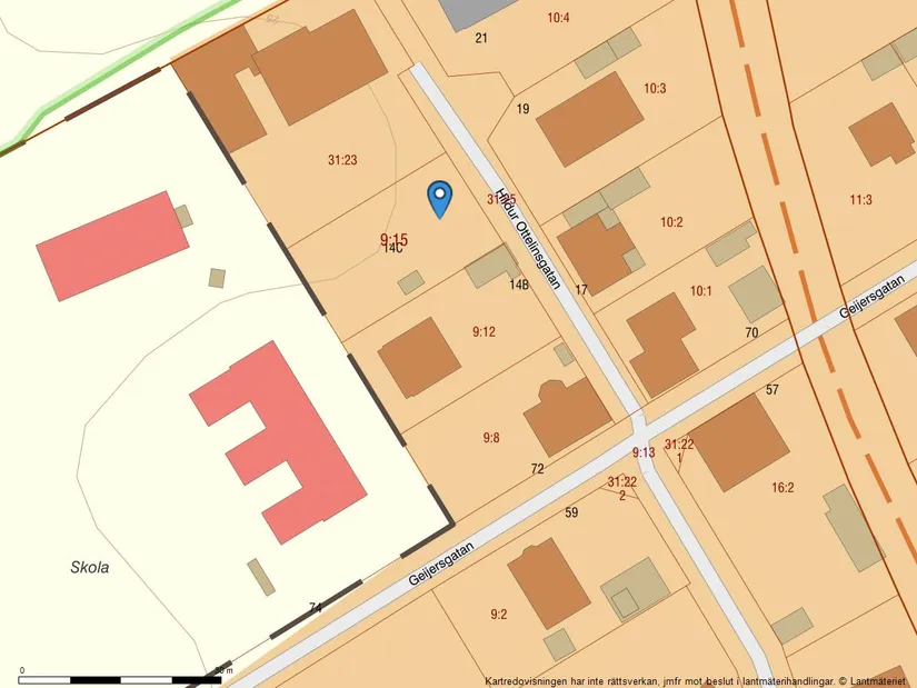 Tomt, Hildur Ottelinsgatan 14C, Rickomberga - Luthagen, Uppsala