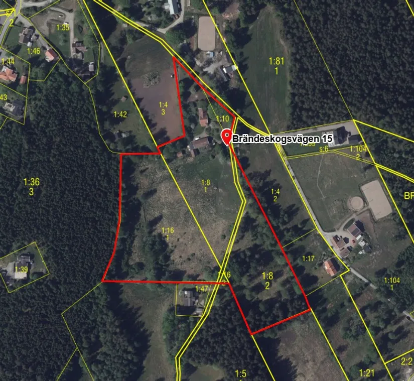 Gård/Skog, Brändeskogsvägen 15, Stenkullen  Slätthult, Lerum