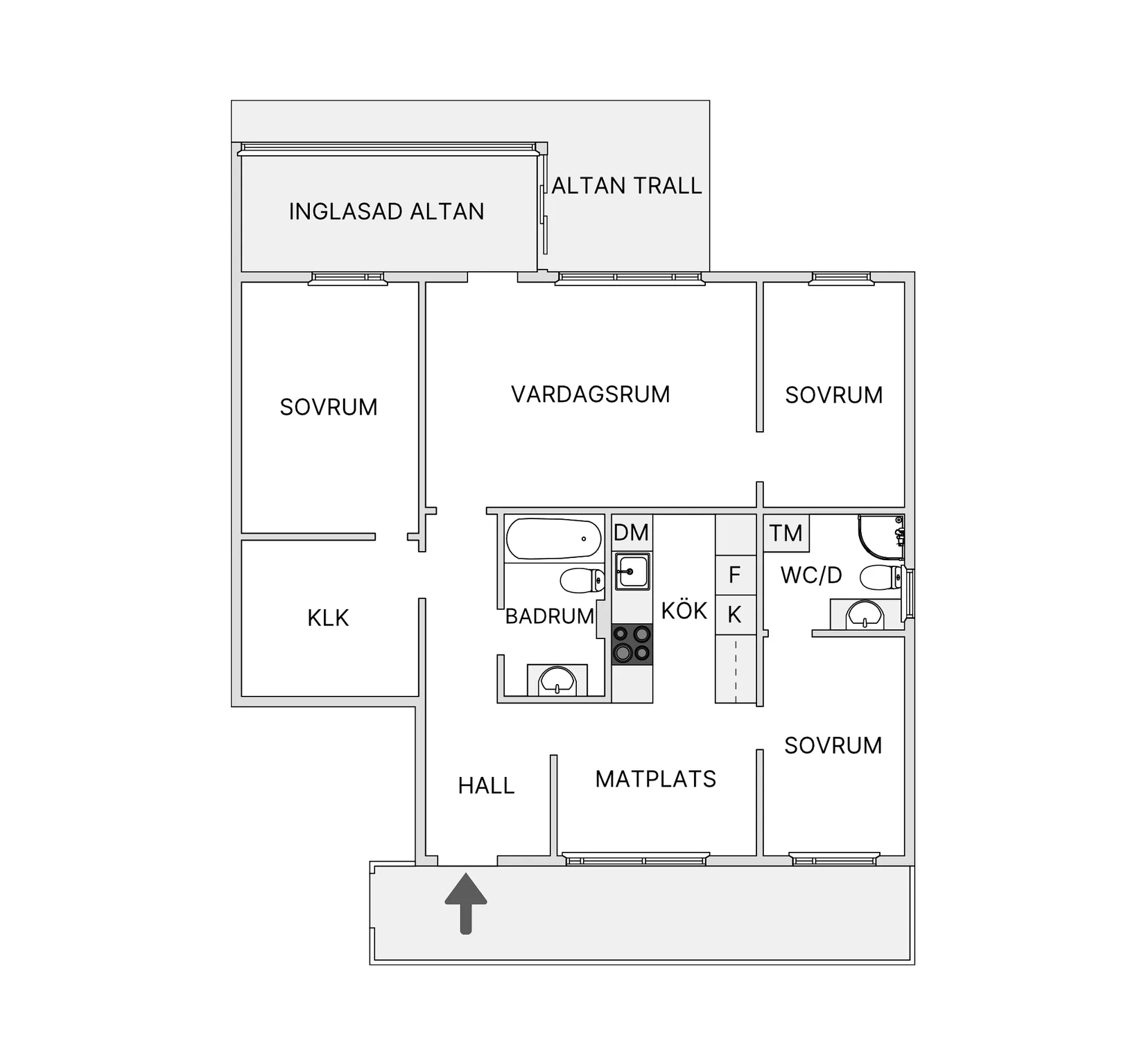 Bostadsrätt, Vickervägen 147, Lillsjön, Östersund