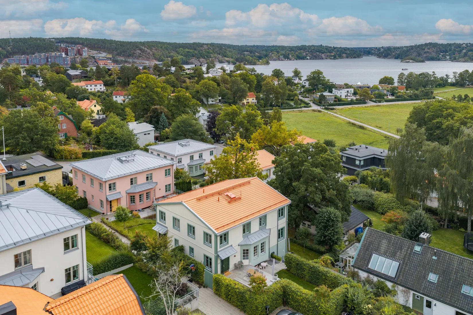 Radhus, Lyckostigen  4B, Brevik, Lidingö