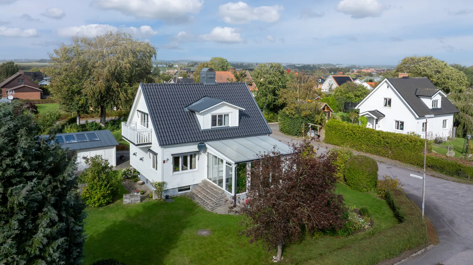 Villa, Mellbystrandsvägen 44, Musikkvarteren, Laholm