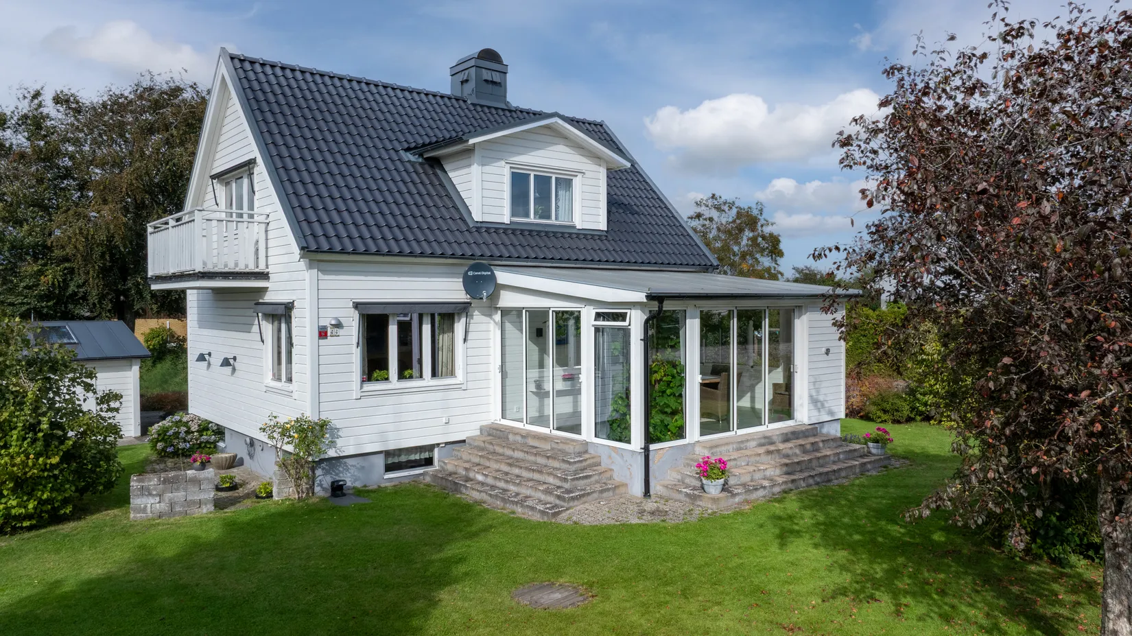 Villa, Mellbystrandsvägen 44, Musikkvarteren, Laholm