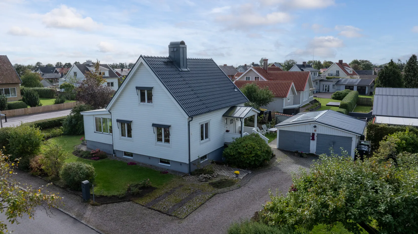 Villa, Mellbystrandsvägen 44, Musikkvarteren, Laholm