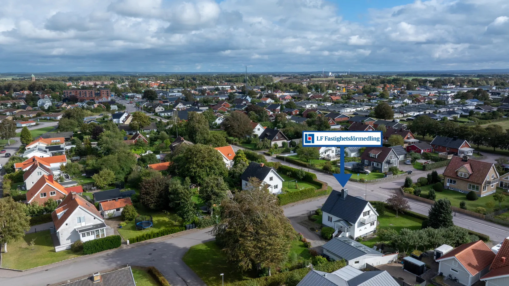 Villa, Mellbystrandsvägen 44, Musikkvarteren, Laholm