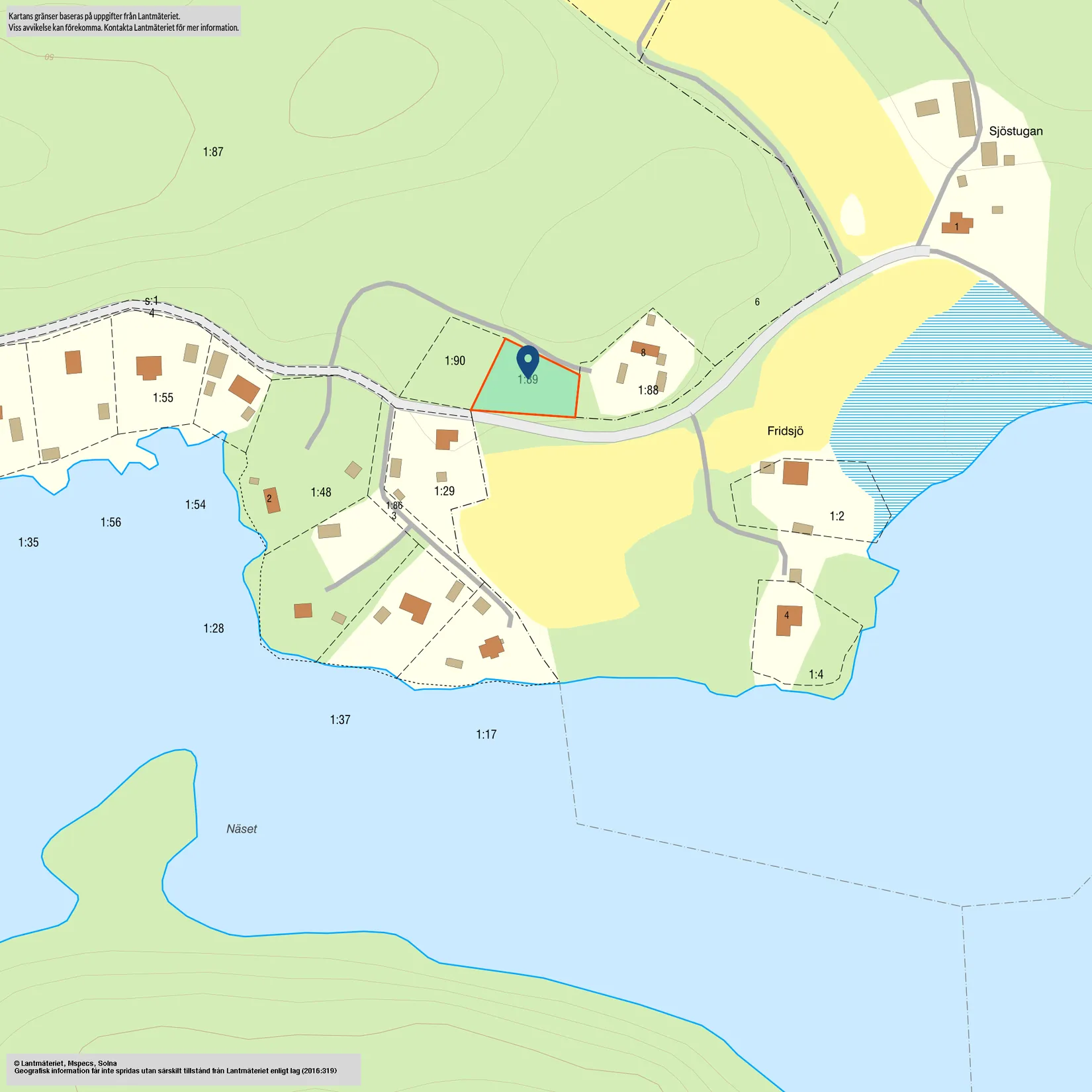 Tomt, ESKILSTUNA EKLÅNGEN 1:89, Eklången, Eskilstuna