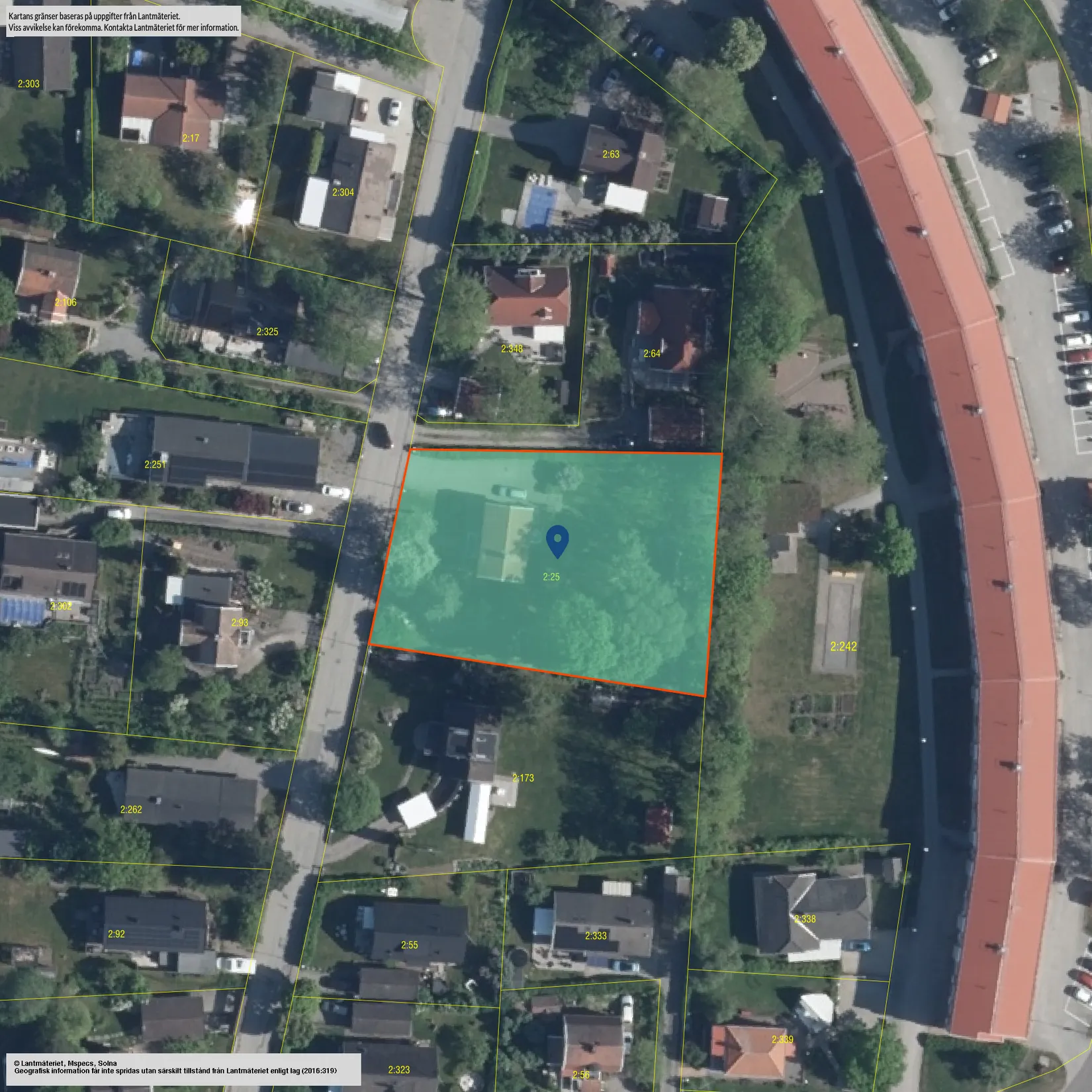 Tomt, Runbyvägen 4B, Runby, Upplands Väsby