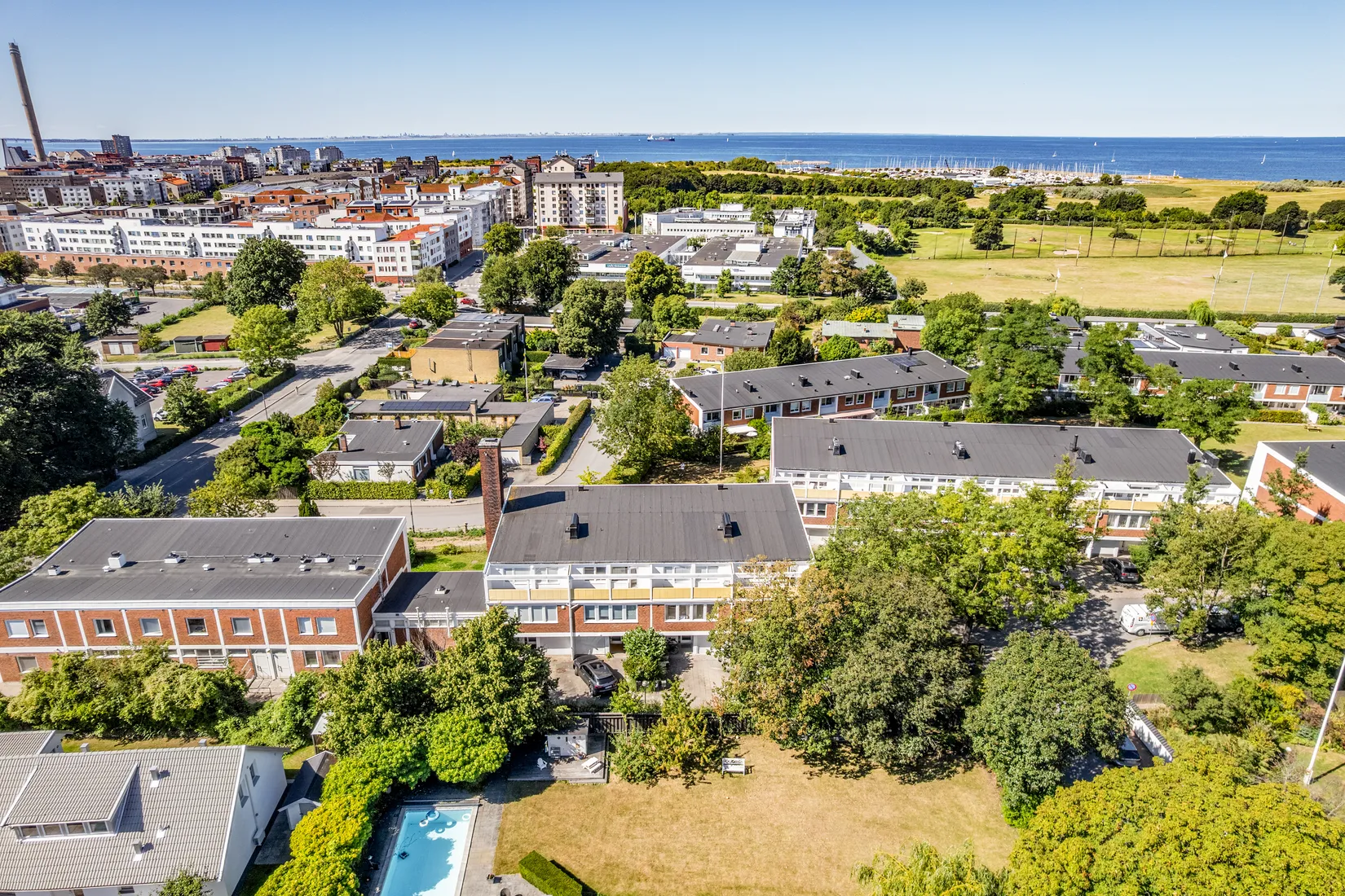 Radhus, Bülow Hübes väg 17A, Bellevue Sjösida, Malmö