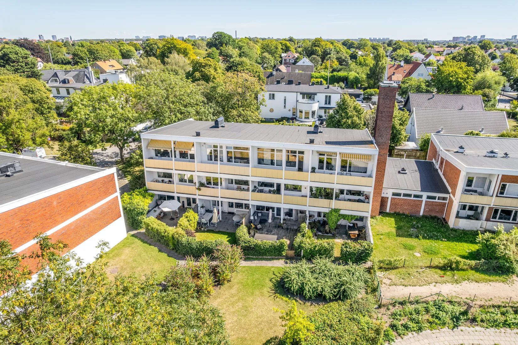 Radhus, Bülow Hübes väg 17A, Bellevue Sjösida, Malmö