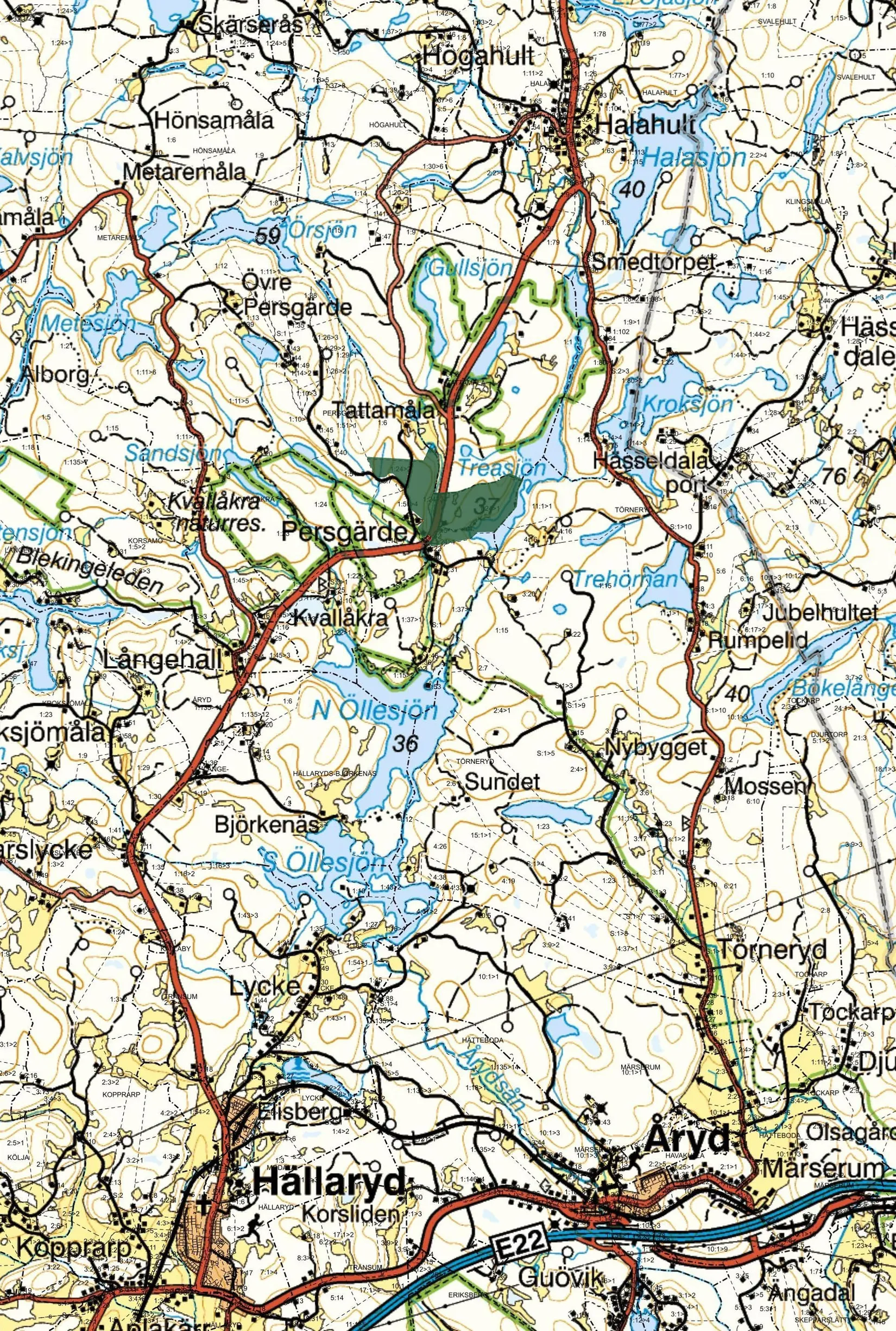 Gård/Skog, Halasjövägen 736-0, Persgärde, Karlshamn