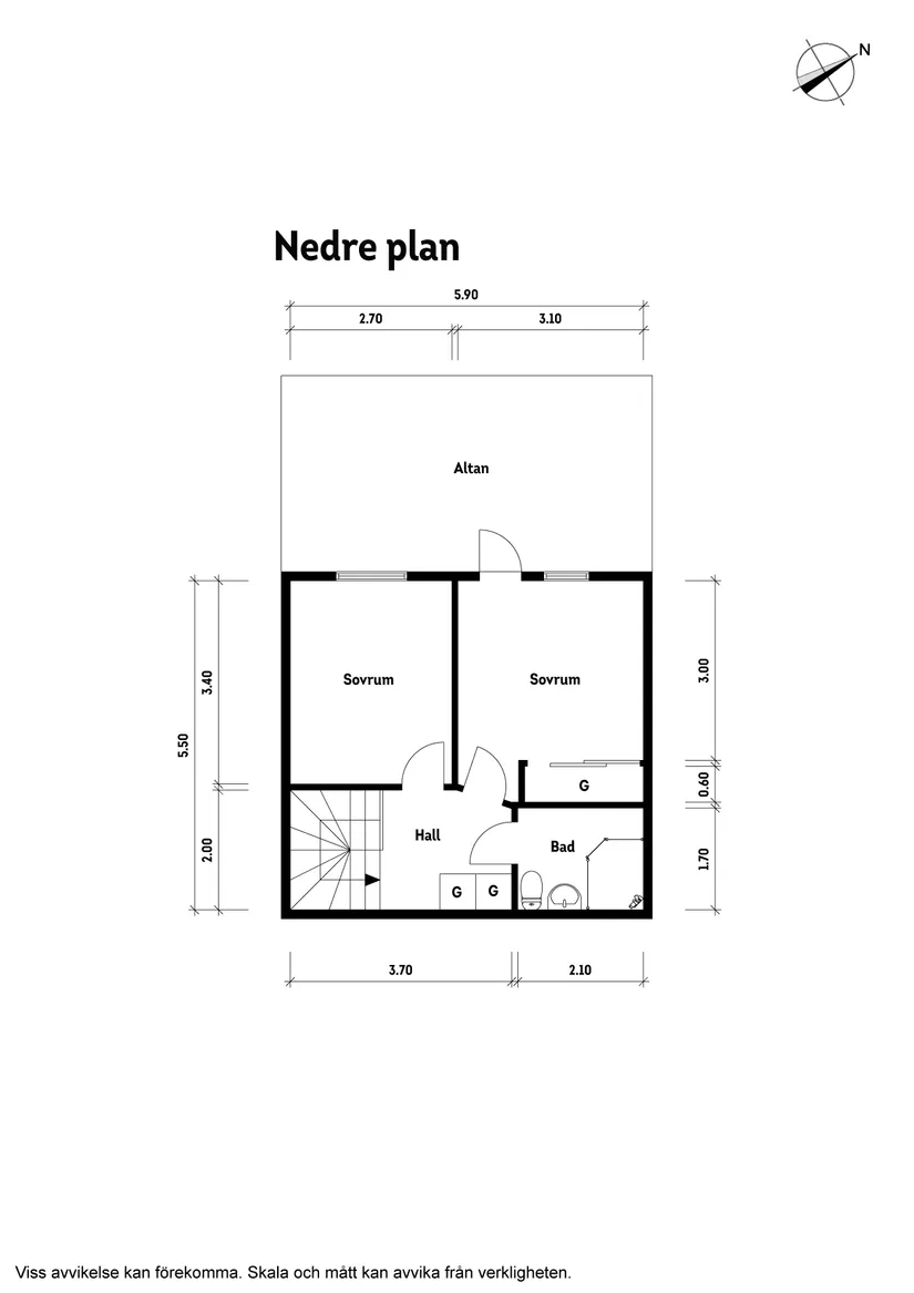 Radhus, Eklövsvägen 221, Södra Lerum, Lerum