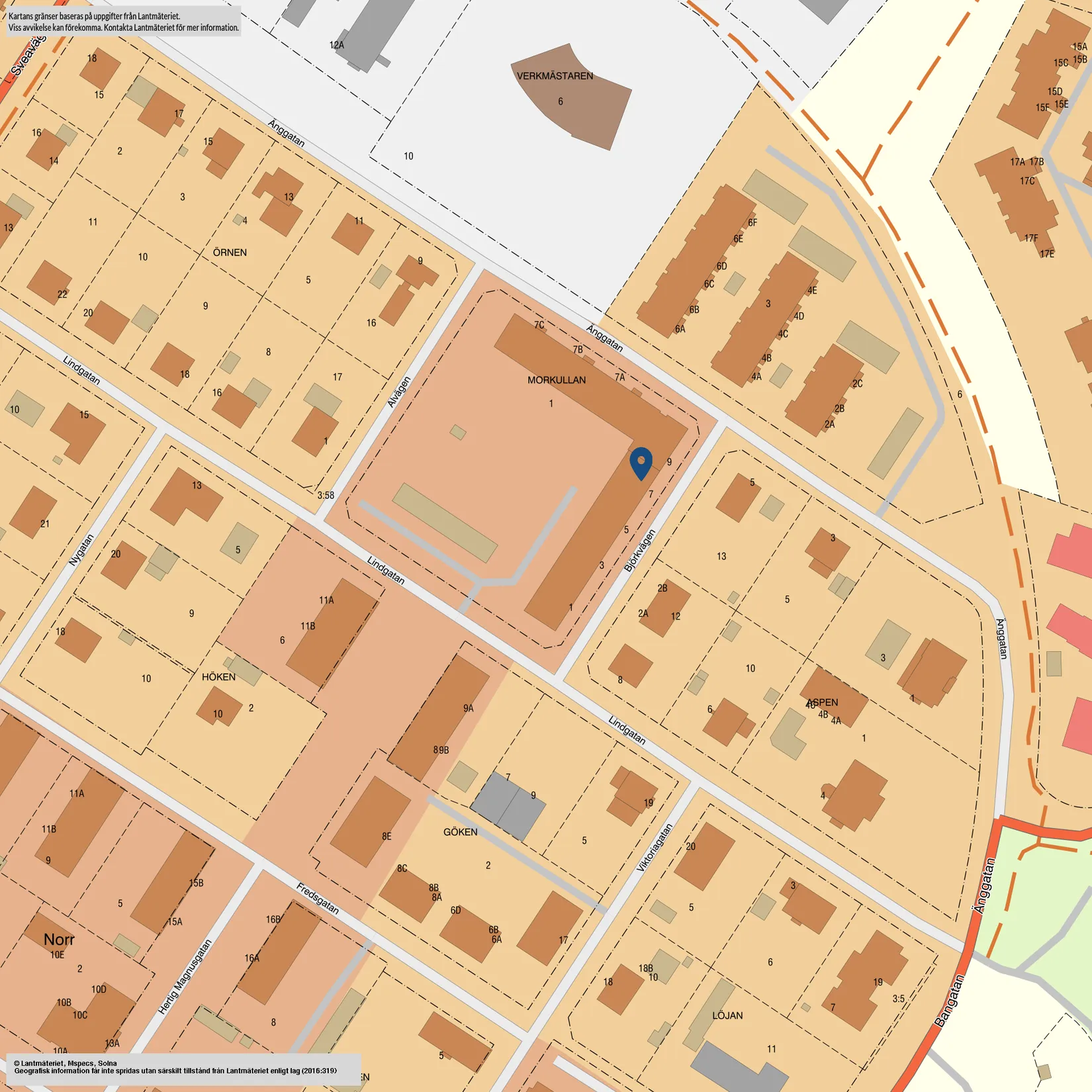 Bostadsrätt, Björkvägen 7, Centrum, Hjo
