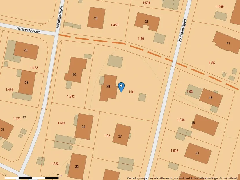 Villa, Upplandsvägen 29, Ormsta, Vallentuna