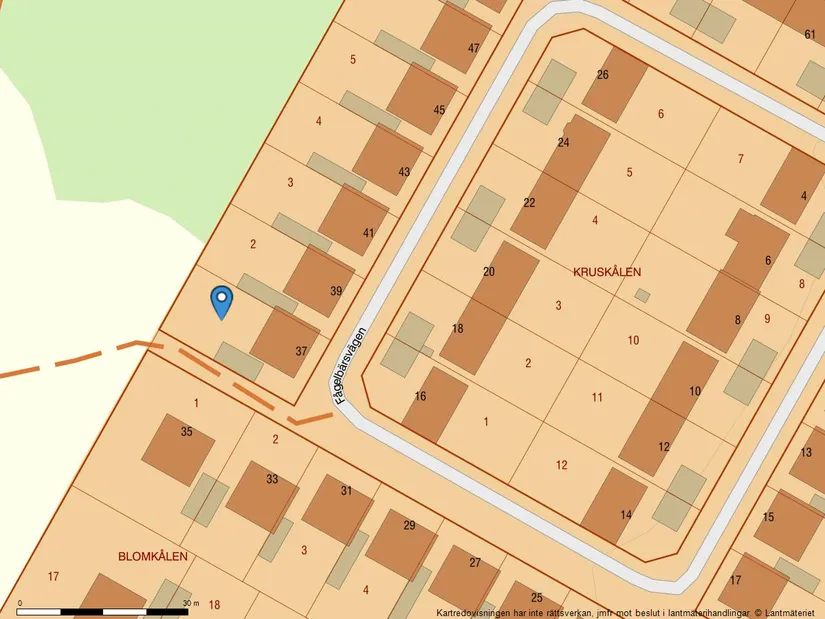 Radhus, Fågelbärsvägen 37, Odensala, Östersund