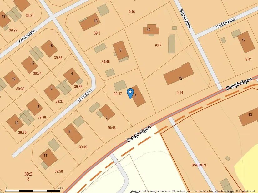 Villa, Skutvägen 5, Ornäs, Borlänge