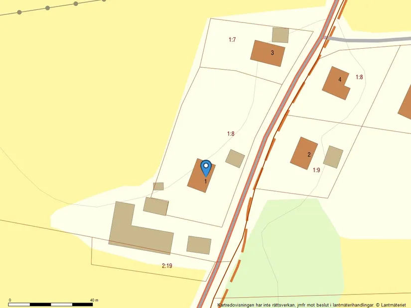 Villa, Åkersäter Nolgården 1, Stöpen, Skövde