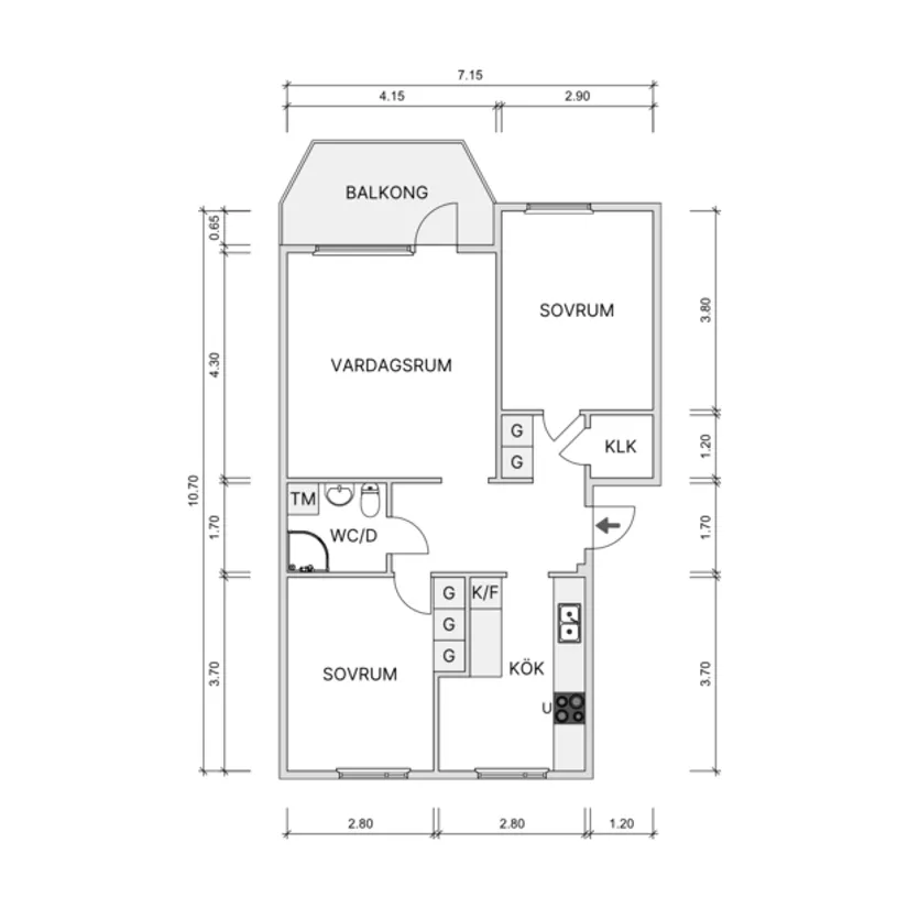 Bostadsrätt, Valhallavägen 32A, Örkelljunga