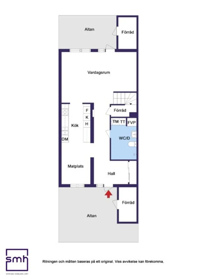 Radhus, Gudö gårdsväg 5B, Gudö, Haninge