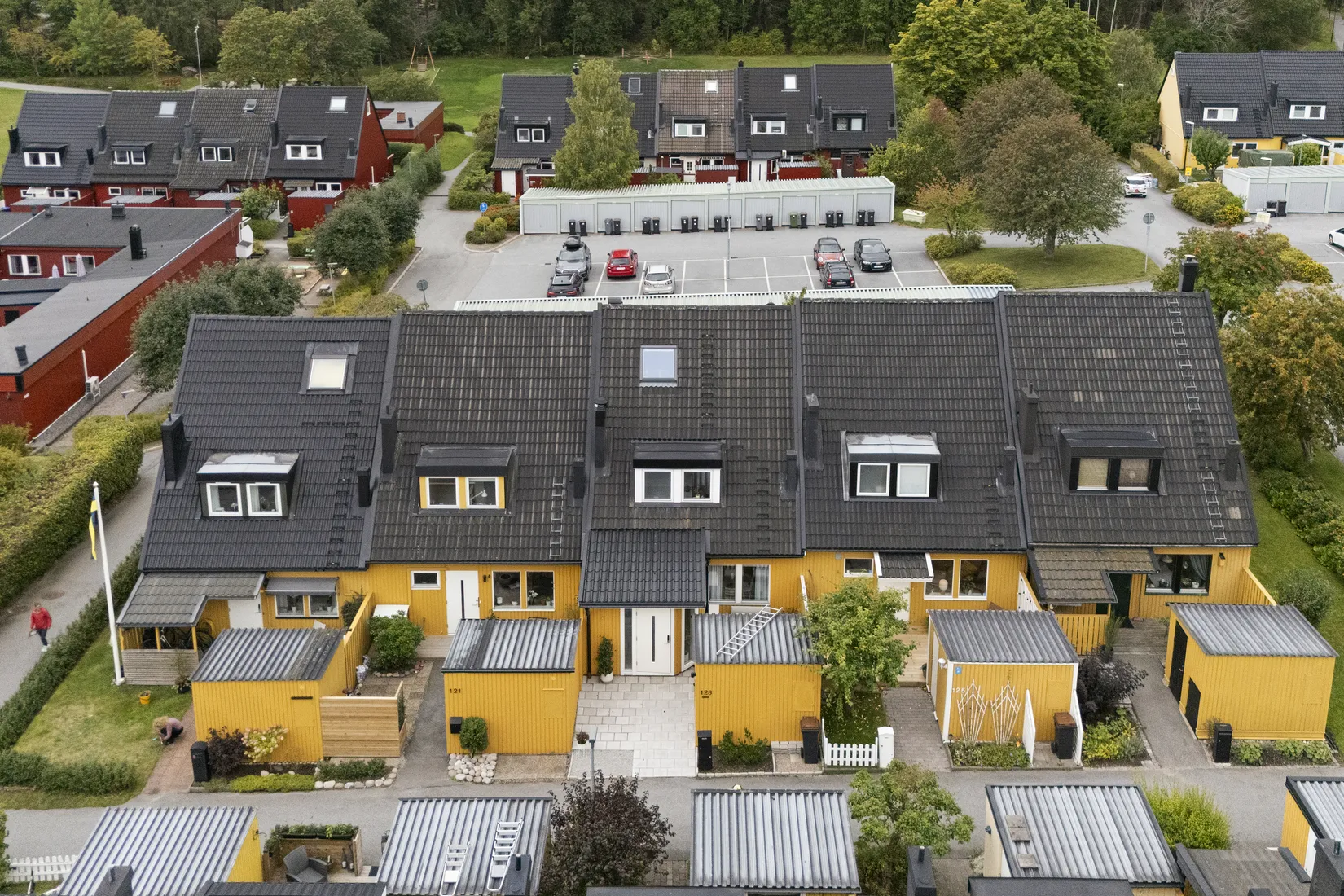 Radhus, Ellagårdsvägen 123, Ella Gård, Täby