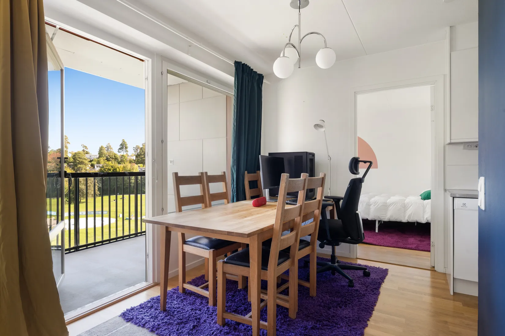 Bostadsrätt, Källtorpsvägen 21, 3tr med glimrande utsikt över Centralparken, Näsbypark, Täby