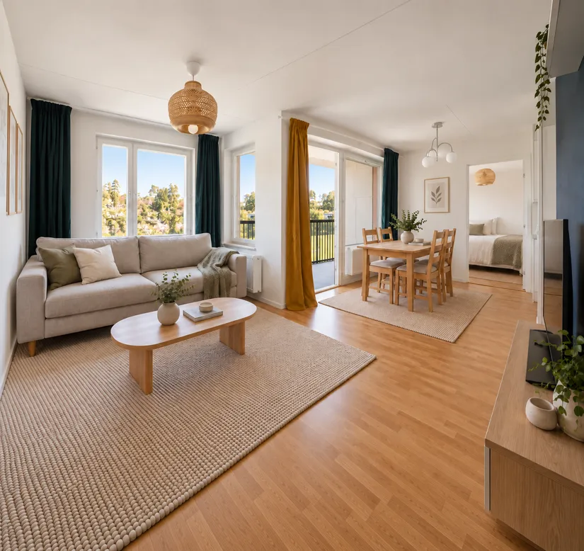 Bostadsrätt, Källtorpsvägen 21, 3tr med glimrande utsikt över Centralparken, Näsbypark, Täby