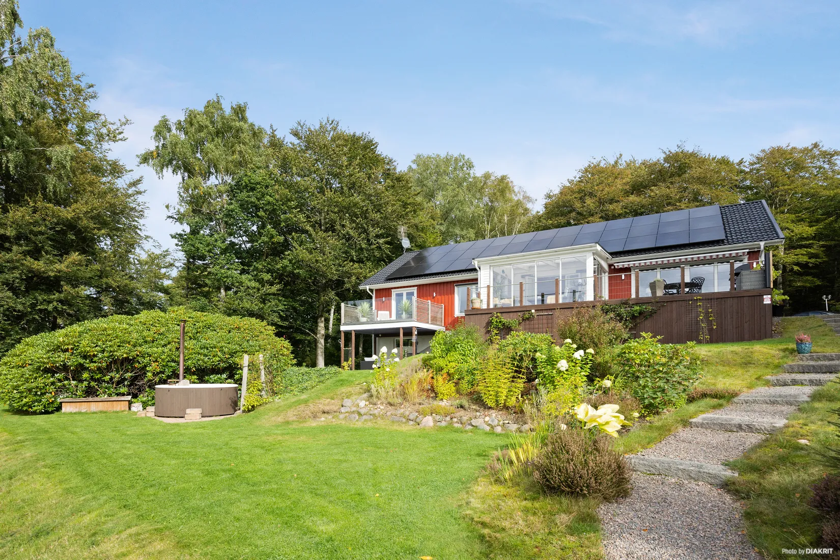 Villa, Marias väg 9, Hjälmsjön, Örkelljunga