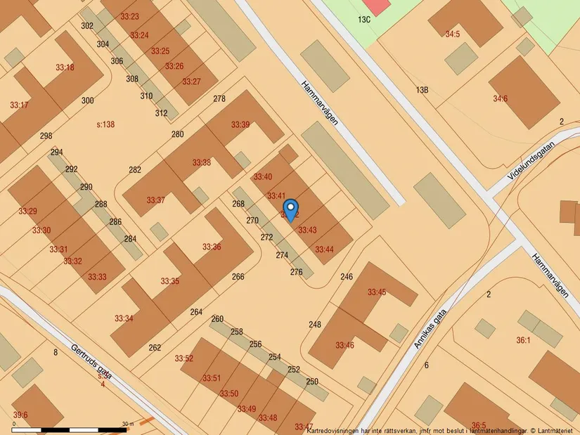 Radhus, Hammarvägen 272, Näset, Göteborg