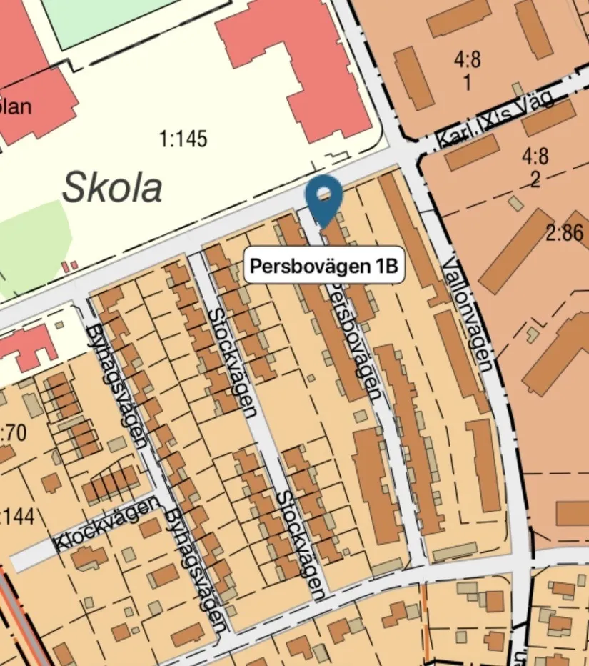 Radhus, Persbovägen 1b, Västerås
