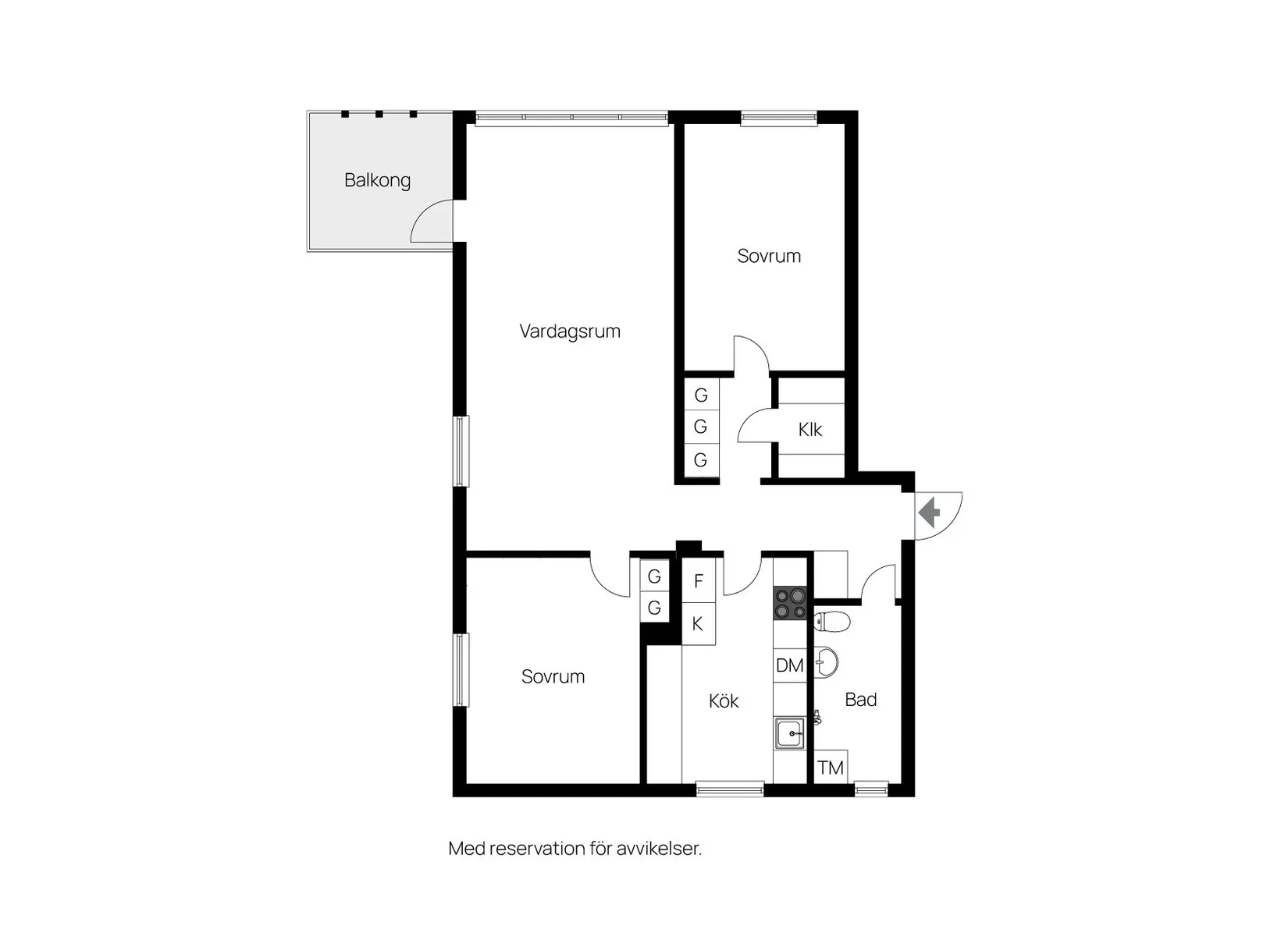 Bostadsrätt, Lanhagsgatan 1, Skarphagen, Norrköping