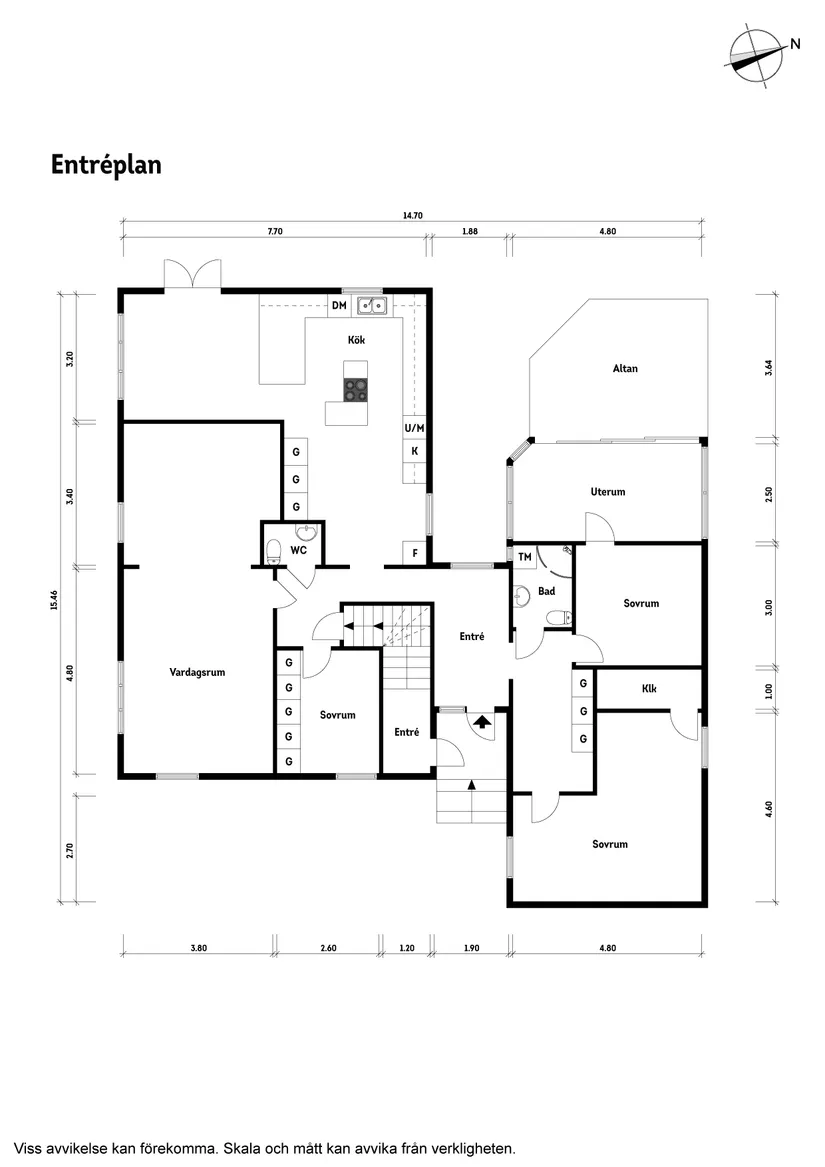 Villa, Gråbovägen 24, Ängabo/Gråbo, Alingsås