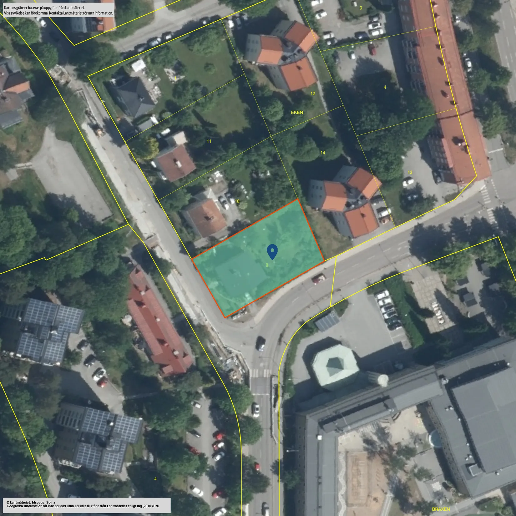 Villa, Gröna gatan 4, Centrum/Mariekäll, Södertälje