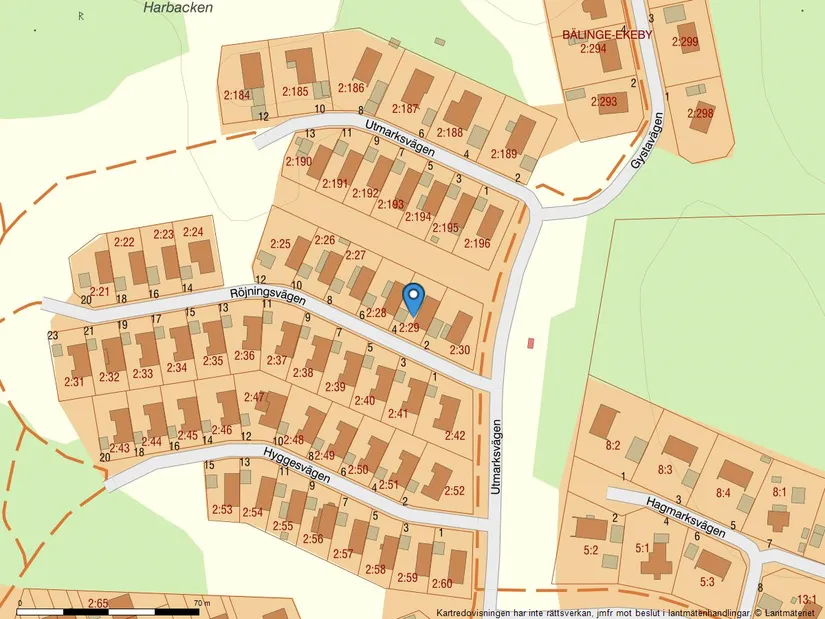 Radhus, Röjningsvägen 4, Bälinge, Uppsala