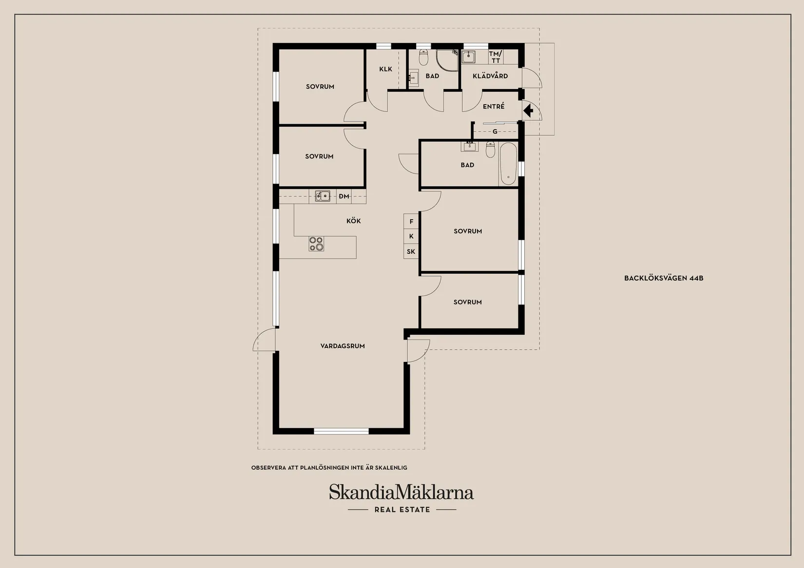 Villa, Backlöksvägen 44B, Hässelby Norra Villastad, Stockholm