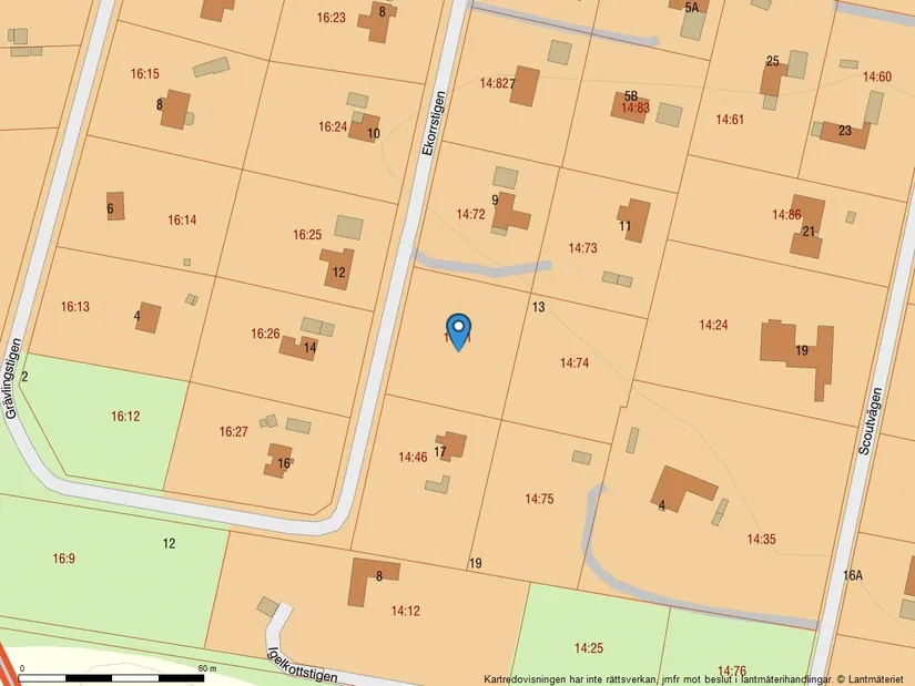 Tomt, Ekorrstigen 15, Saxtorpsskogen, Landskrona