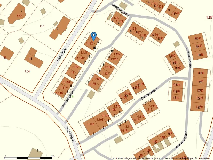 Radhus, Riksrådsgränd 17, Ekerö Gällstaö, Ekerö