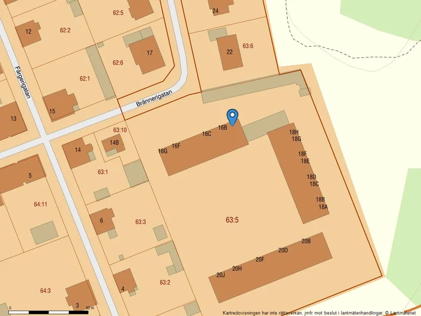 Radhus, Brännerigatan 16A, Strömsbro, Gävle