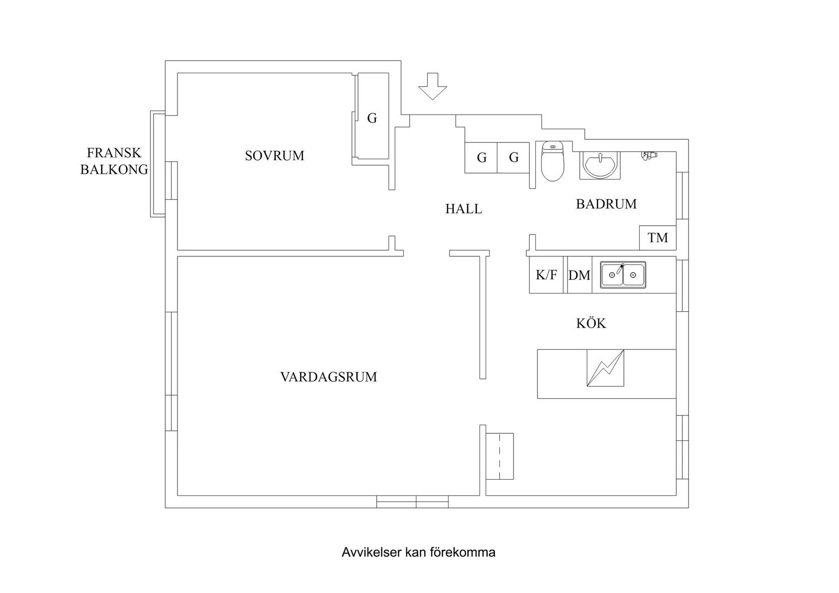 Bostadsrätt, Drottninggatan 48C, Centrum, Trollhättan