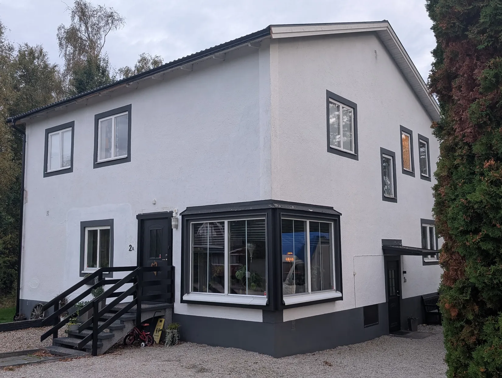 Villa, Stationsvägen 2A och 2B, Konga, Tingsryd