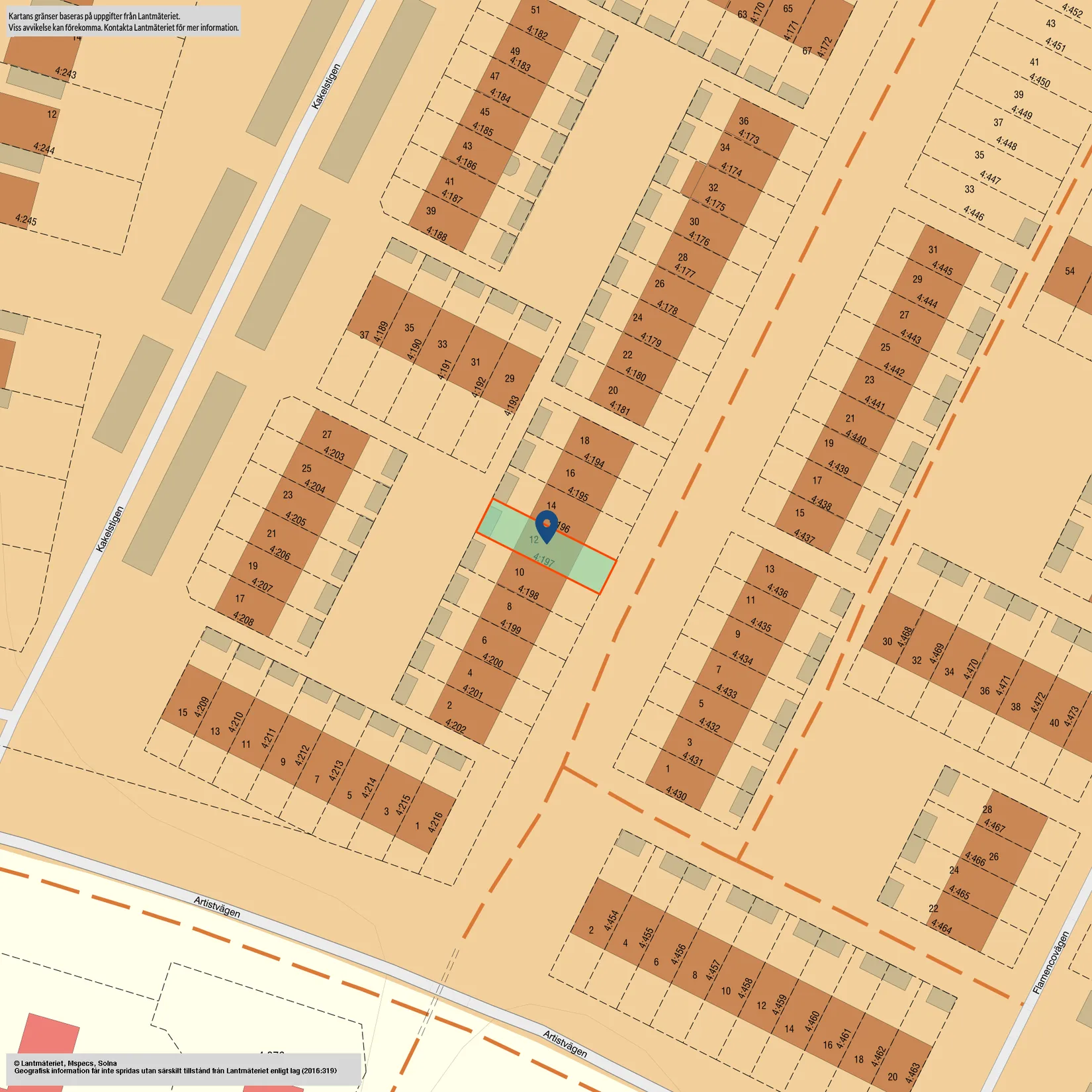 Radhus, Kakelstigen 12, Brunna, Upplands-Bro