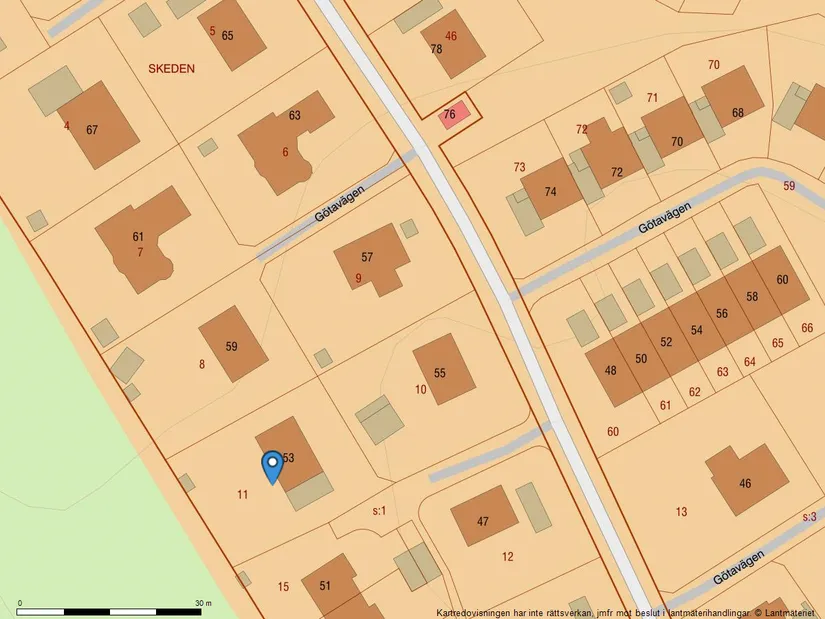 Villa, Götavägen 53, Gribbylund, Täby
