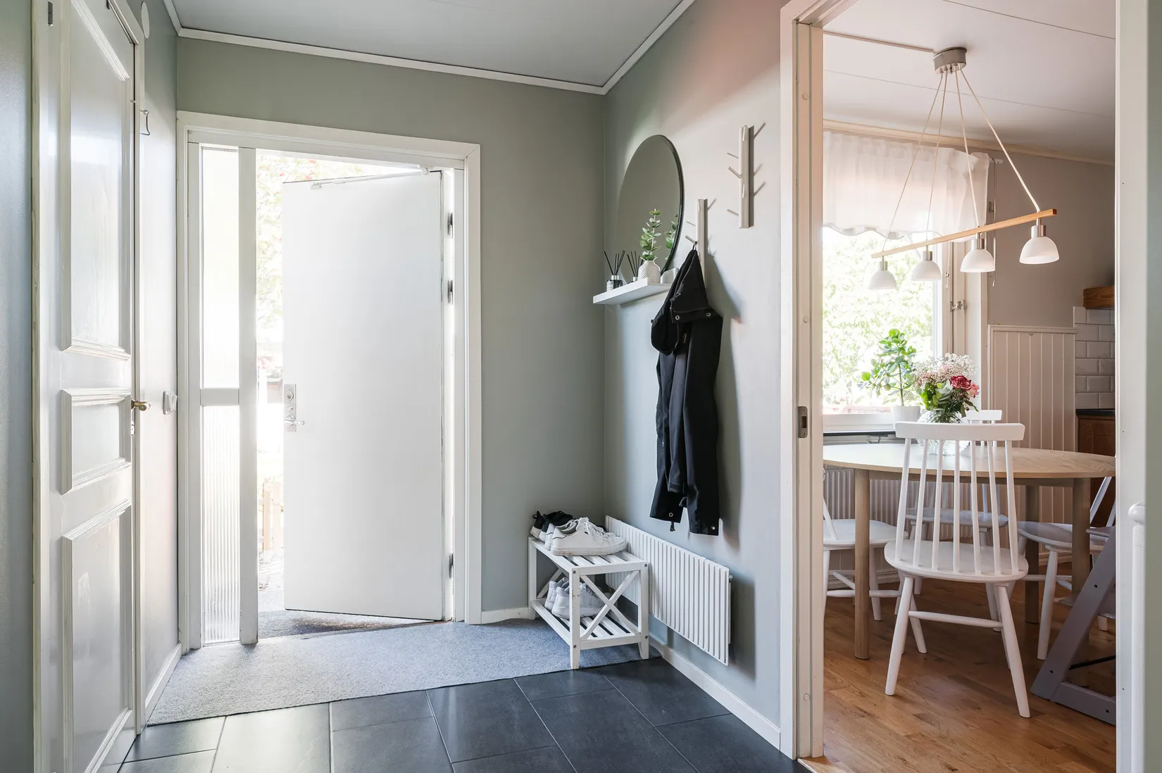 Radhus, Körsbärsgatan 2E, Horndal, Mark