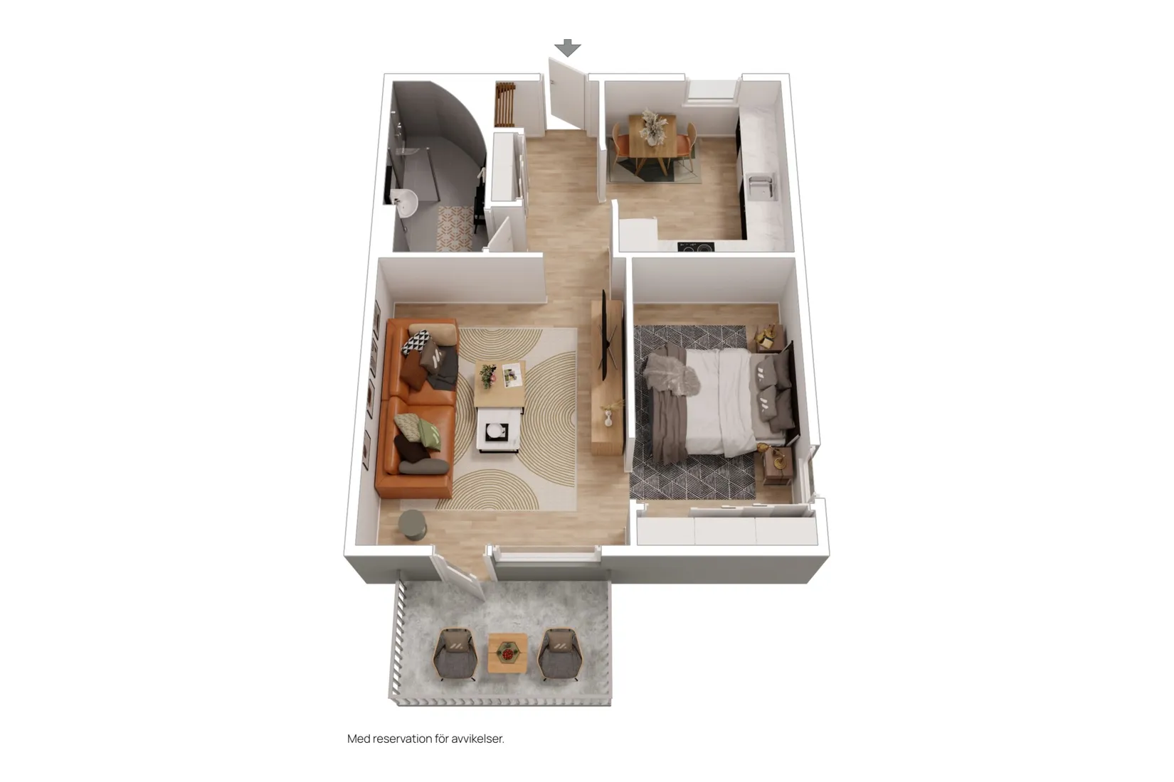 Bostadsrätt, Huldregatan 3, Sjöbo, Borås