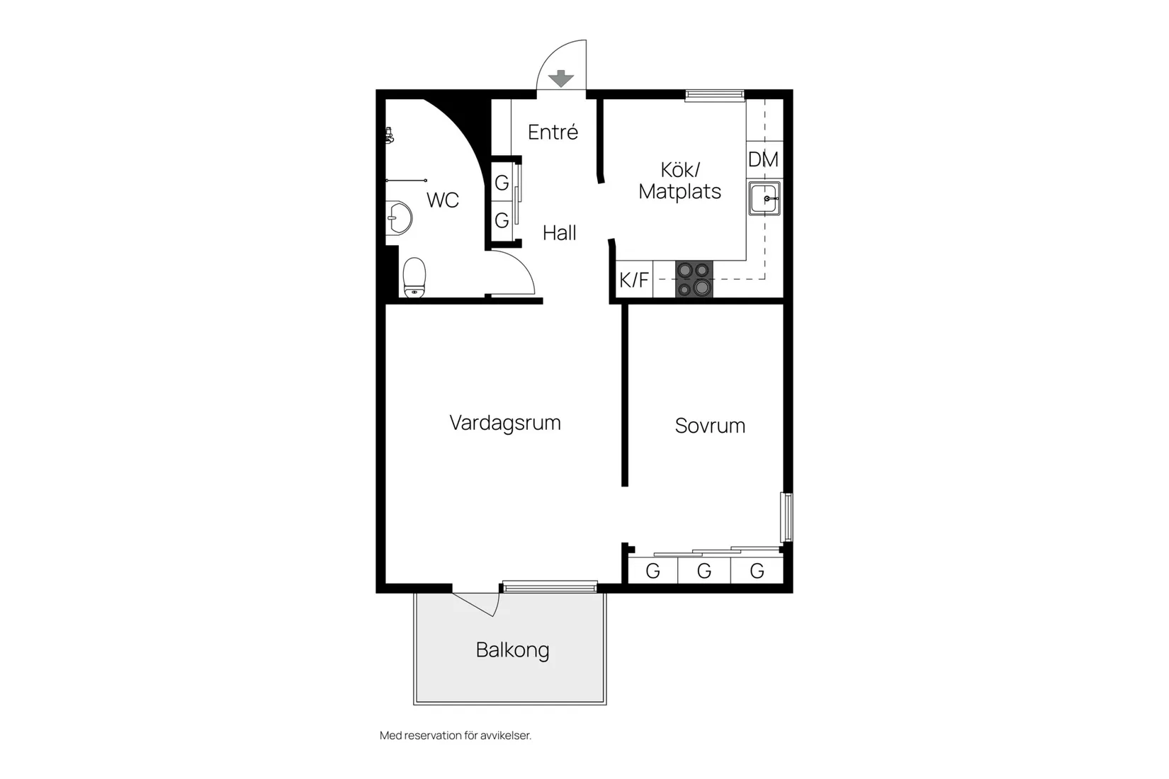 Bostadsrätt, Huldregatan 3, Sjöbo, Borås