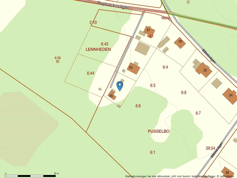 Villa, Repbäcksvägen 55, Båtsta, Borlänge