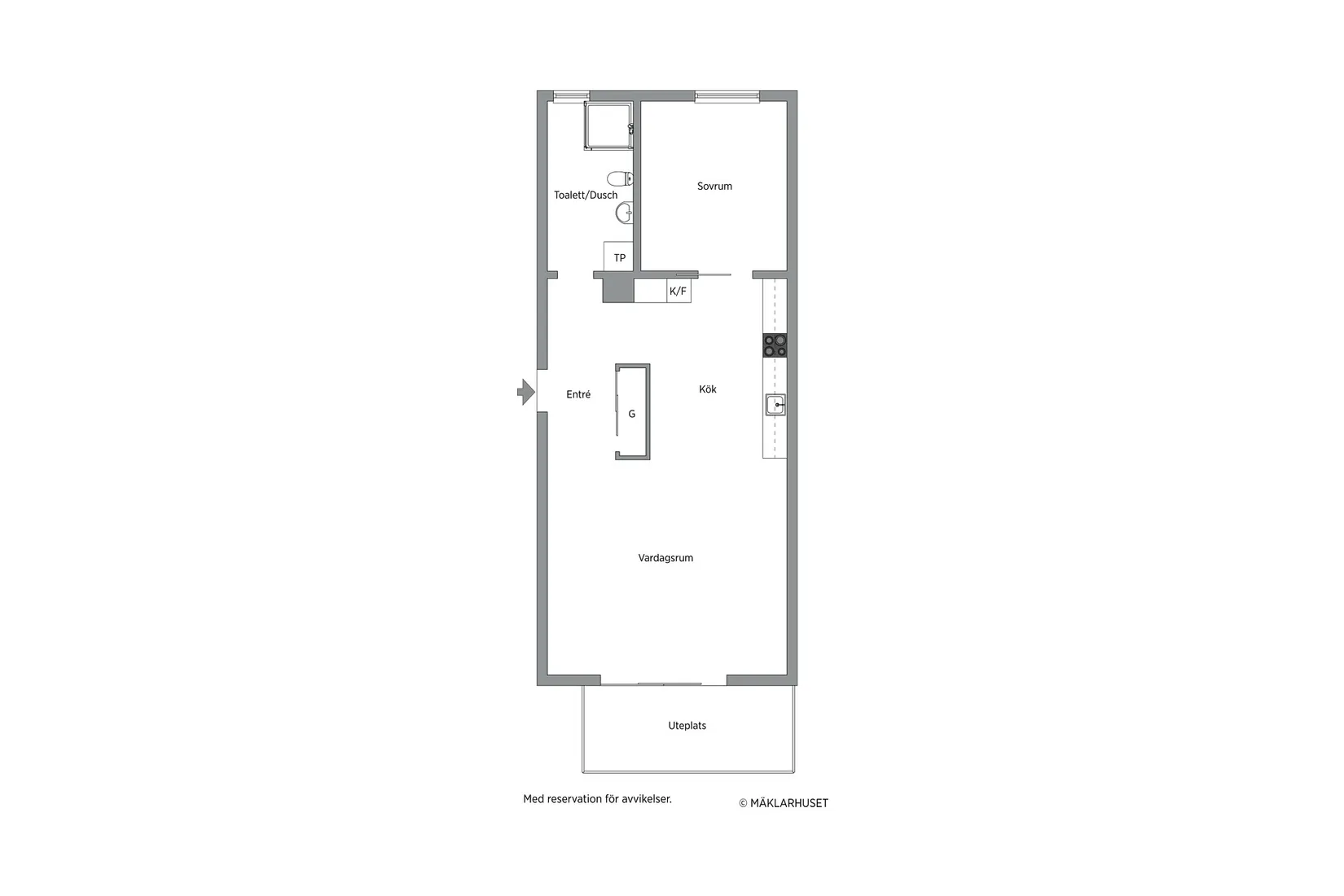 Bostadsrätt, Göteborgsvägen 2, Centralt, Norrdal, Varberg