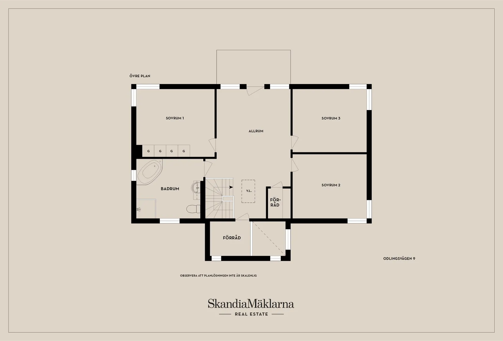 Villa, Odlingsvägen 9, Gullberna, Karlskrona
