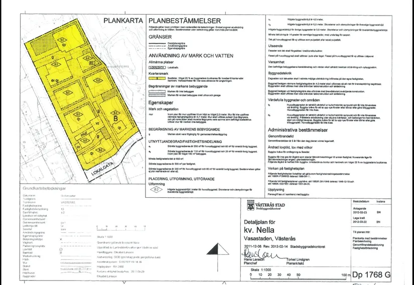 Tomt, Floragatan 20A, Stallhagen, Västerås