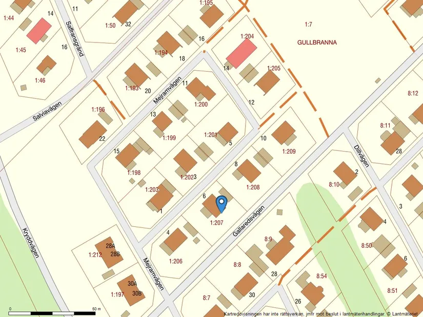 Villa, Mejramvägen 6, Gullbranna, Halmstad