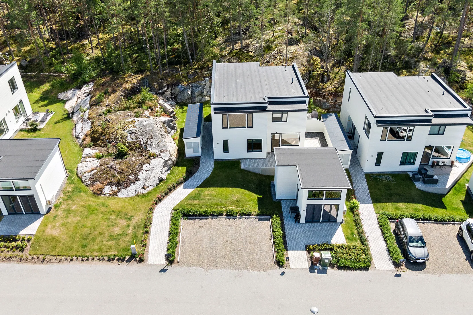 Radhus, Tant Gredelins väg 41A, Kvarnsjön / Sandstugan, Botkyrka